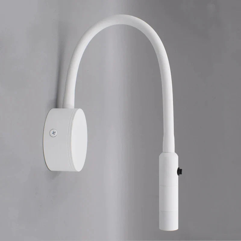 DecorBites™ LED Reading Wall Lamp 3W Flexible Hose Sconce for Bedroom Study & Book Light