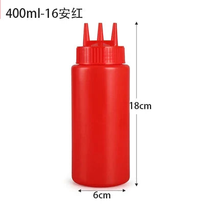 DecorBites™ Condiment Squeeze Bottle Set for Sauces & Oils