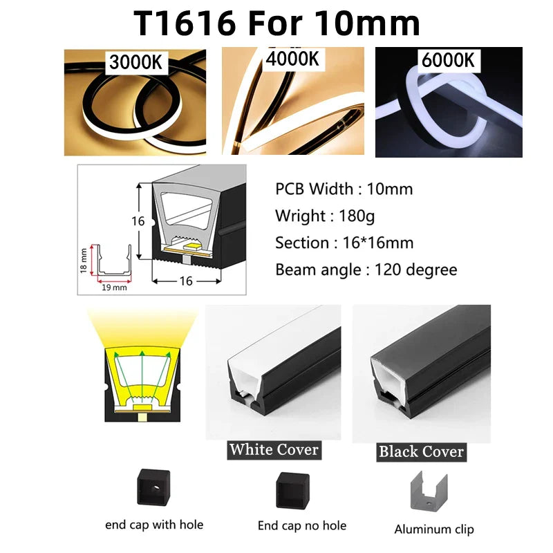 DecorBites™ LED Neon Rope Lights IP67 Waterproof Outdoor Home Decor Strip Lights