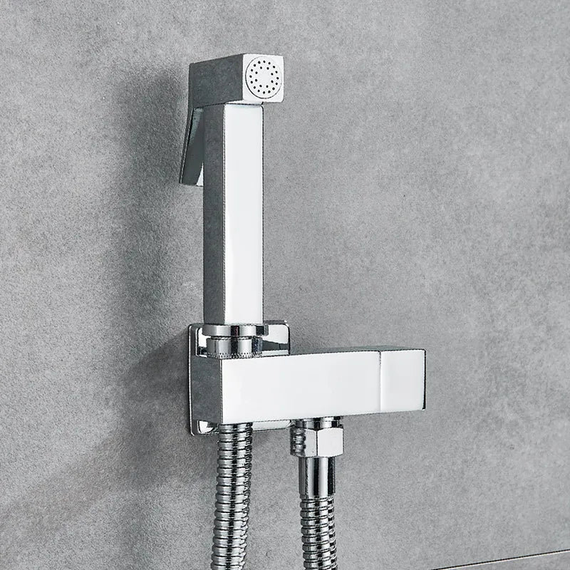 DecorBites™ Brass Bidet Faucet Mixer for Cold Water Sprayer Head Jet Toilet Faucet