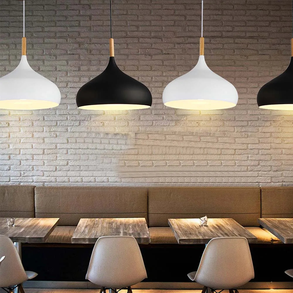 Black Retro Pendant Light