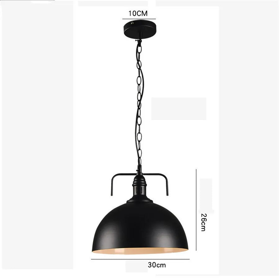 DecorBites™ Industrial Iron Pendant Lights for Home and Retail Spaces