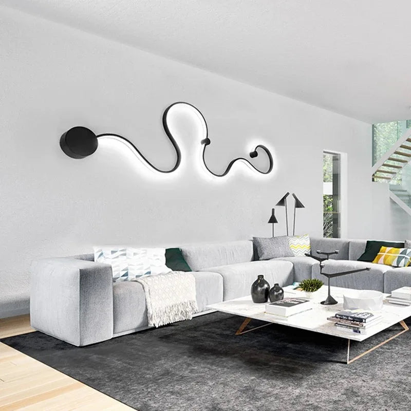 DecorBites™ Iron Body LED Wall Lamp for Bedroom, Living Room, Study - Modern Sconce Fixture