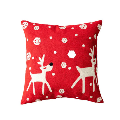 DecorBites™ Christmas Embroidered Pillow Cover Set - 45x45cm