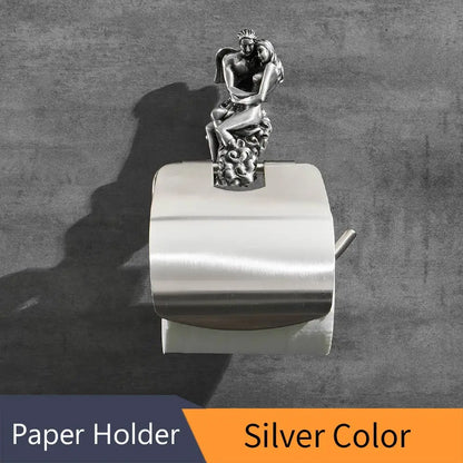 DecorBites™ Bronze Toilet Paper Holder Classic Design Rustproof MB-0819B