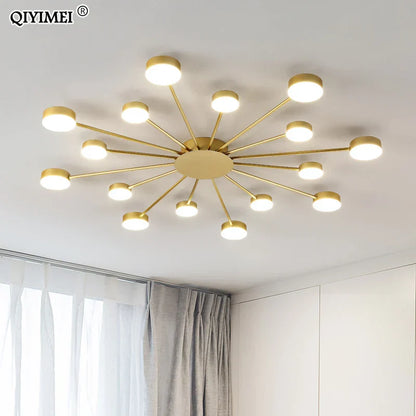 DecorBites™ LED Chandelier Lights: Modern, Creative Home Indoor Lighting Fixtures for Living Room, Bedroom, Kitchen