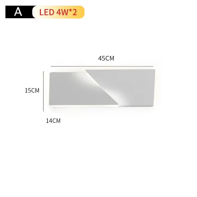 Lámpara de pared interior DecorBites™ con diseño geométrico para dormitorio, sala de estar, escalera y decoración del hogar.
