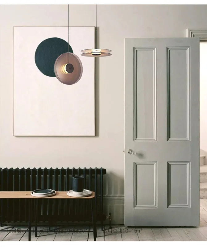 DecorBites™ Glass Pendant Lights: Minimalist LED Hanging Lamps for Living, Bedroom, Dining, or Restaurant