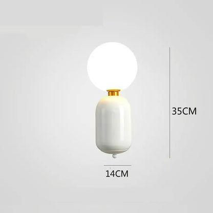 DecorBites™ Gold Mirror Ball Wall Lamp - Modern Minimalist LED Sconce