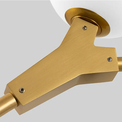 Lámpara de araña de bolas de cristal DecorBites™ para la decoración de escaleras de hoteles y villas