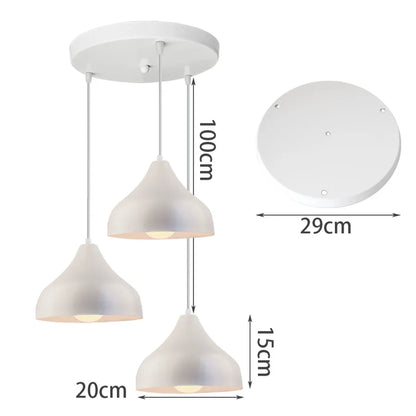 DecorBites™ Iron Cage Pendant Lights | Modern Ceiling Chandelier for Living Room & Kitchen