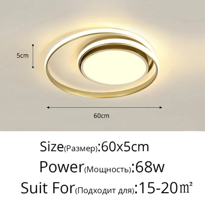 DecorBites™ LED Ceiling Light for Living Bedroom Study Room, Modern Surface Mounted Lamp