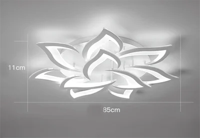 DecorBites™ Branch Design LED Chandelier: Modern Nordic Acrylic Ceiling Light for Stylish Living Room Décor