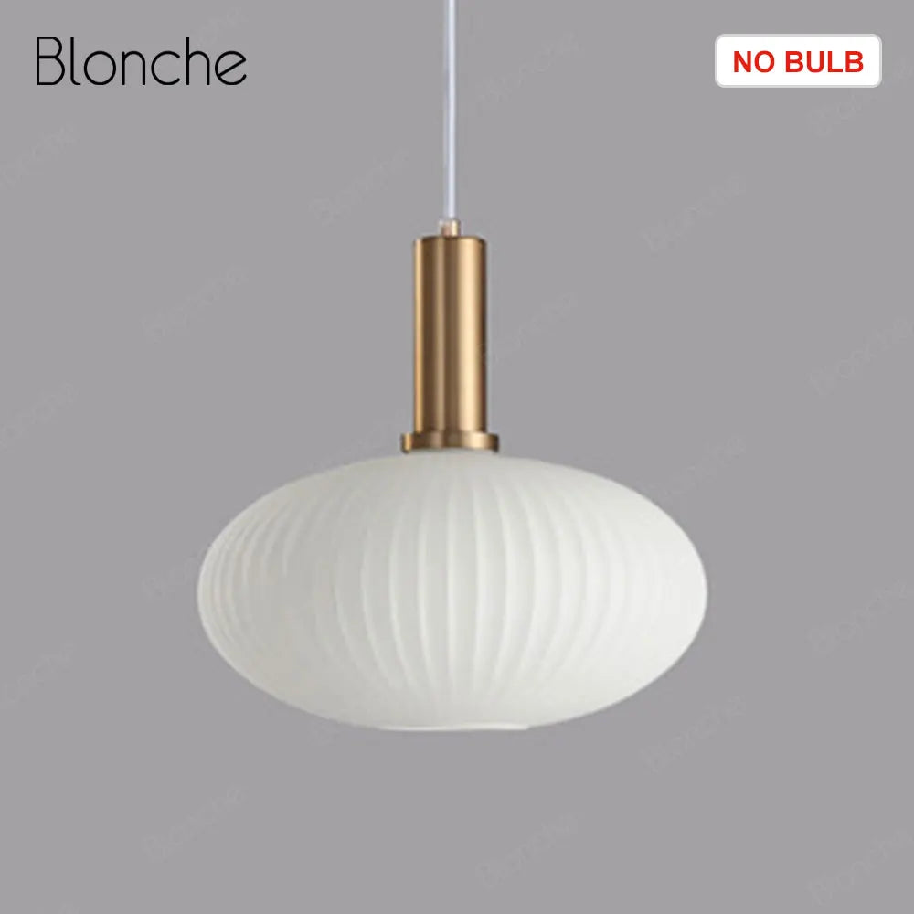 DecorBites™ LED Gold Chandelier Stained Glass Pendant Lamps for Home Decoration