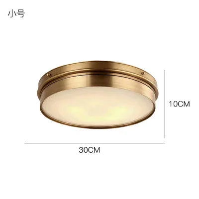 DecorBites™ Brass LED Ceiling Lights - Modern Home Lighting Flush Mount Luminaire