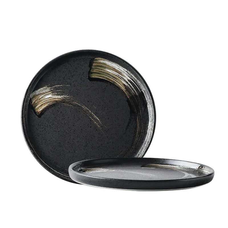 DecorBites™ Ceramic Round Dinner Plate - Restaurant Quality