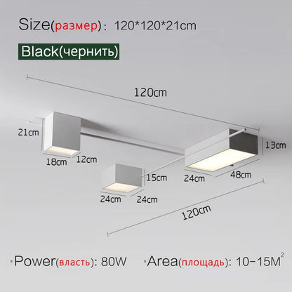 DecorBites™ LED Ceiling Lights Minimalist Modern Living Room Dining Bedroom Lamps