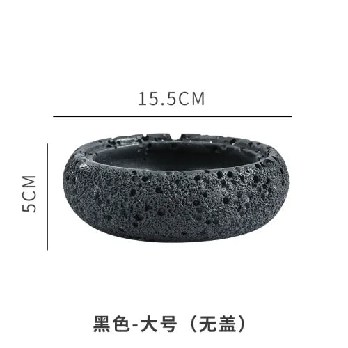 DecorBites™ Cement Astronaut Ashtray with Lid - High Temperature Resistant Cigar Ashtray