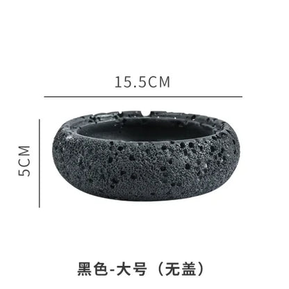 DecorBites™ Cement Astronaut Ashtray with Lid - High Temperature Resistant Cigar Ashtray