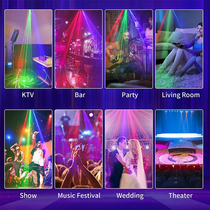 Laser Beam Stage Light