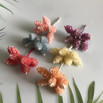 Corona de flores artificiales DecorBites™ para decoración del hogar, bodas y fiestas (DIY)