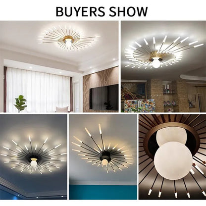 DecorBites™ LED Chandelier Lights - Modern Indoor Lighting for Living Room, Kids Room, Bedroom