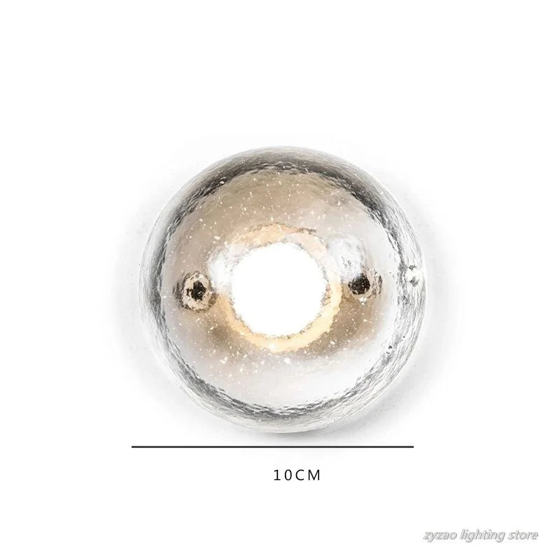 Lámparas de pared LED de cristal DecorBites™ para una decoración minimalista moderna del hogar.