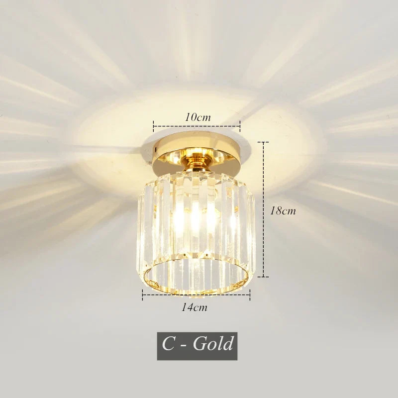 Lámpara colgante LED de cristal DecorBites™ para decoración de comedor y sala de estar