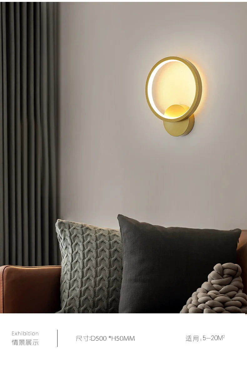 DecorBites™ LED Wall Lights: Modern Bedroom Living Room Hotel Sconce Lamps