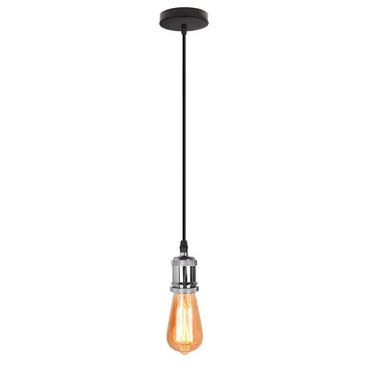 Decorbites™ LED Holz-Deckenleuchte Pendellampe Vintage Retro Loft Hänge Lampe Suspension E27