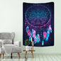 Decobites Chakras Mandala Tapestry Wall Hanging - Hippie Psychedelic Home Decor