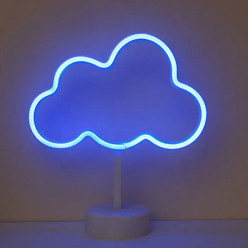 DecorBites™ USB LED Neon Sign Light Holiday Flamingo Night Lamp Xmas Party Wedding Decoration Home Gift cloud Heart
