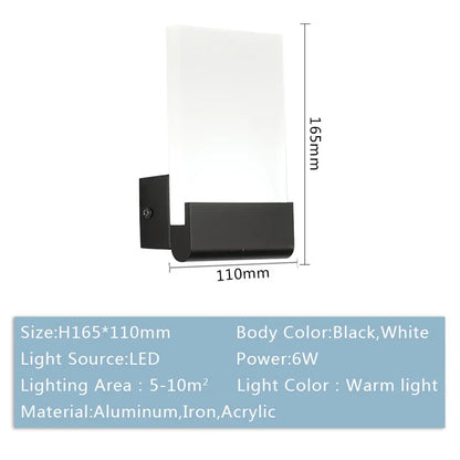 DecorBites™ LED Wall Lamp for Bedroom Living Room Indoor Decor.