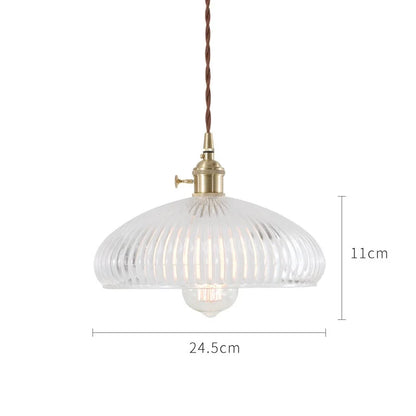 Lámparas Colgantes de Vidrio Decorbites™: Estilo Nórdico Japonés, Lámpara LED Industrial Vintage para Hogar, Bar, Café