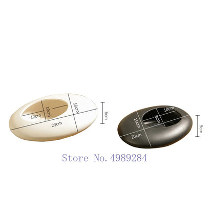 DecorBites™ Cobblestone Deformation Ceramic Vase Flower Pot Modern Home Decoration