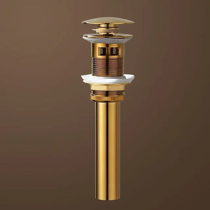 DecorBites™ Gold Waterfall Basin Faucet: Brass Bathroom Mixer Tap, Hot Cold Sink Faucet