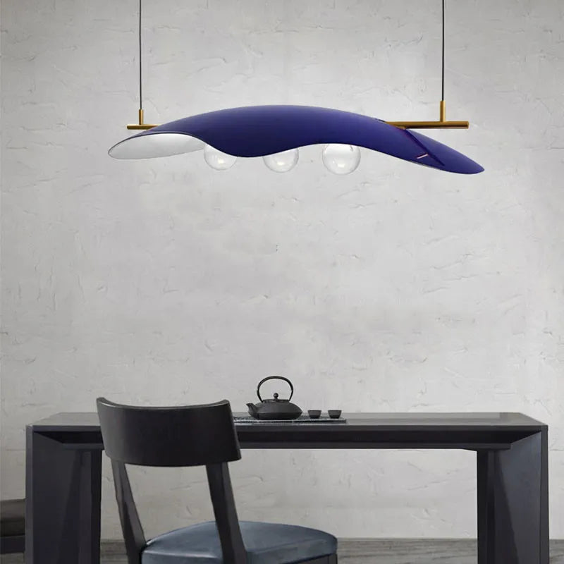 DecorBites™ Glass Bubble Chandelier LED Nordic Design for Home Room in Blue