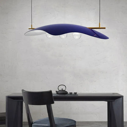 DecorBites™ Glass Bubble Chandelier LED Nordic Design for Home Room in Blue