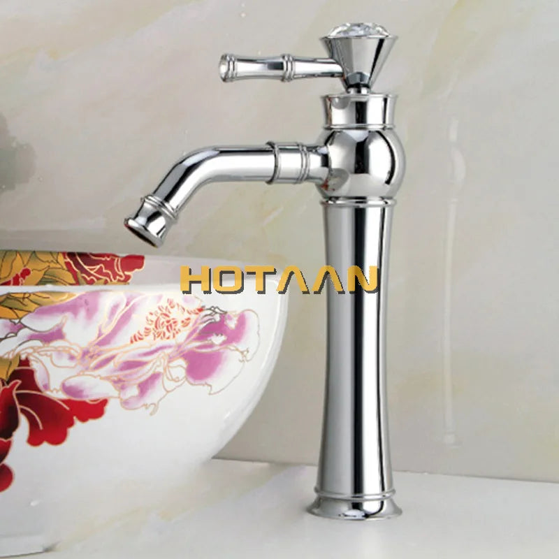 Decorbites™ Grifo de Oro para Baño | Grifo Moderno para Lavabo con Diseño de Arco Alto