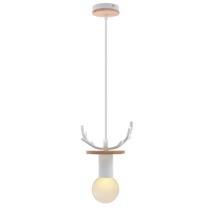Decorbites™ LED Holz-Deckenleuchte Pendellampe Vintage Retro Loft Hänge Lampe Suspension E27