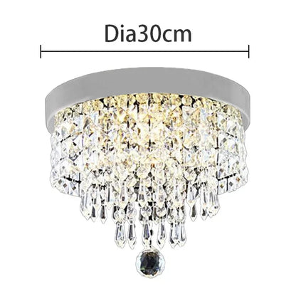 DecorBites™ Crystal Chandelier Ceiling Lamp - Entrance Kitchen Chandeliers Fixtures Home Decor