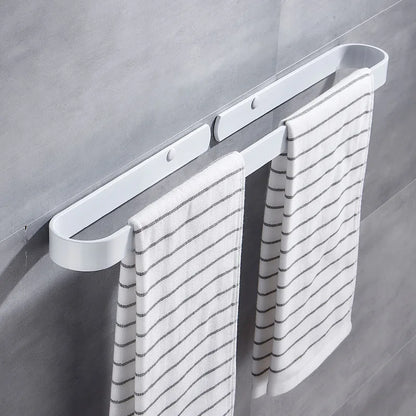 DecorBites™ Aluminum Towel Holder Matte Black Wall Mounted Towel Bar in Various Sizes