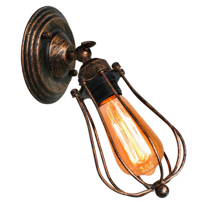 DecorBites™ Industrial Wall Lamp | American Indoor Sconce | Home Decor Light Fixture
