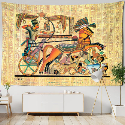 Ancient Egypt Pyramid Tapestry Wall Hanging by Decobites - Boho Home Decor Wizardry