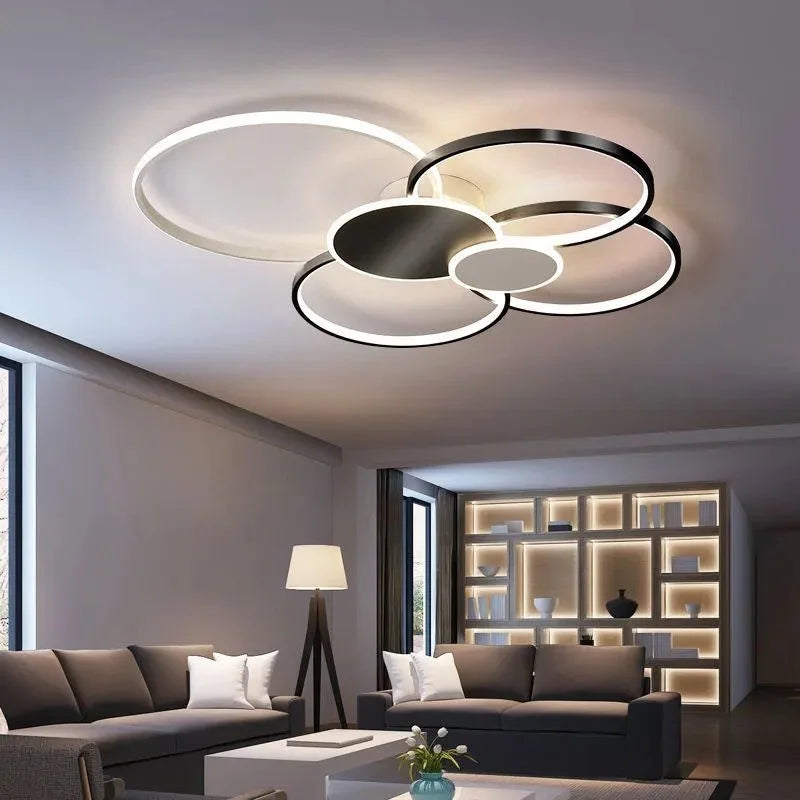 Decorbites™ Lámpara de techo LED de araña para sala de estar, dormitorio, comedor, accesorios de iluminación interior para salón