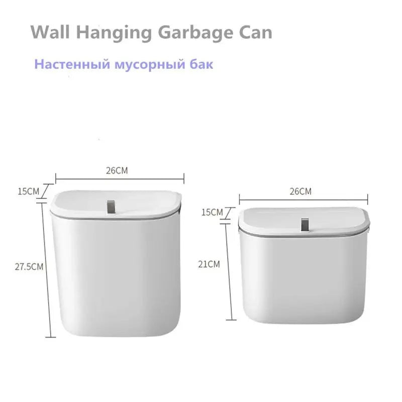 Plastic Wall Waste Bin