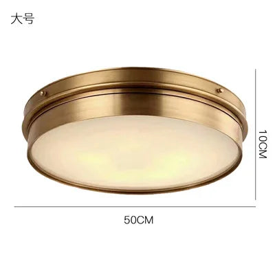 DecorBites™ Brass LED Ceiling Lights - Modern Home Lighting Flush Mount Luminaire
