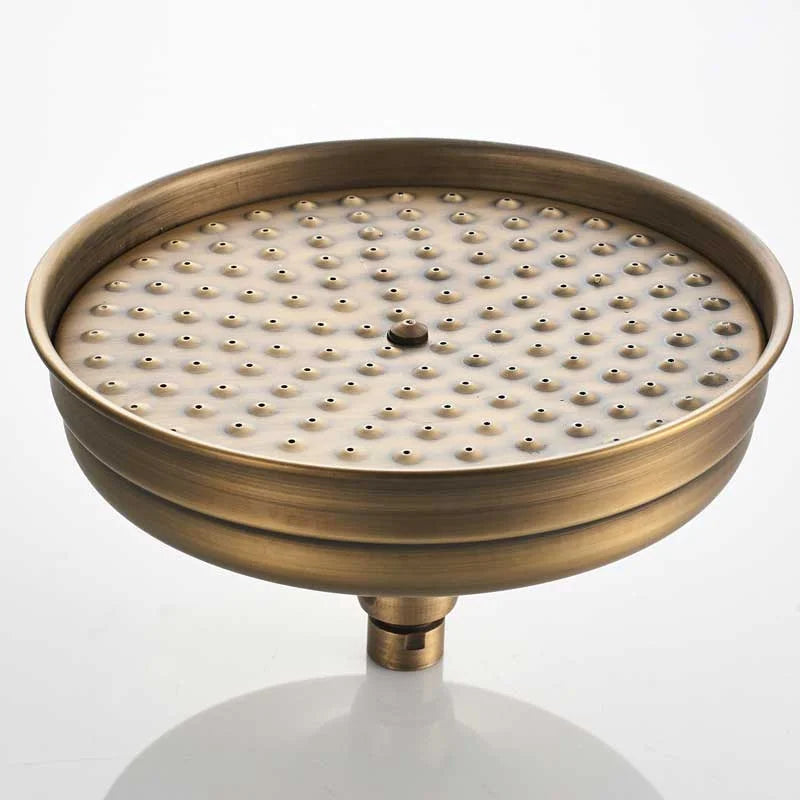 رأس صنبور دش مطري من DecorBites™ مقاس 8 بوصات مصنوع من النحاس العتيق للاستمتاع بدش منعش
