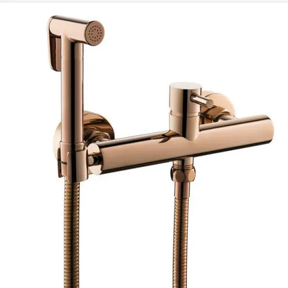 DecorBites™ Hand Held Bidet Sprayer Kit with Hot and Cold Copper Valve for Luxury Bathroom