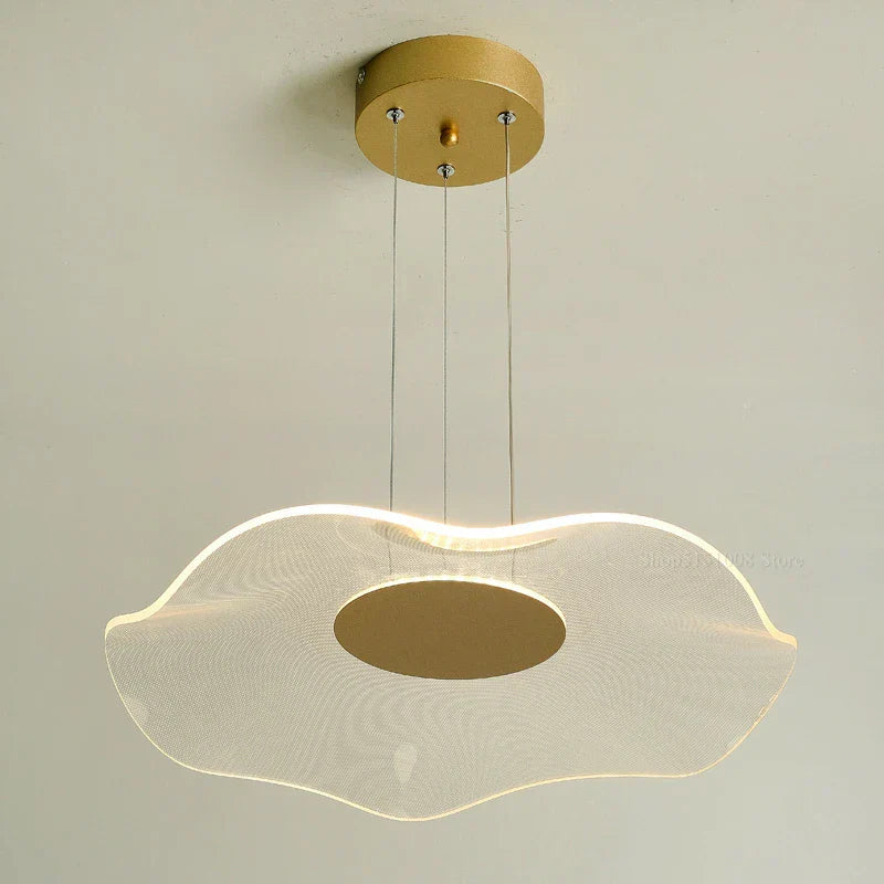 DecorBites™ Lotus Leaf Pendant Lights: Modern Nordic Chandeliers for Living Room & Bedroom
